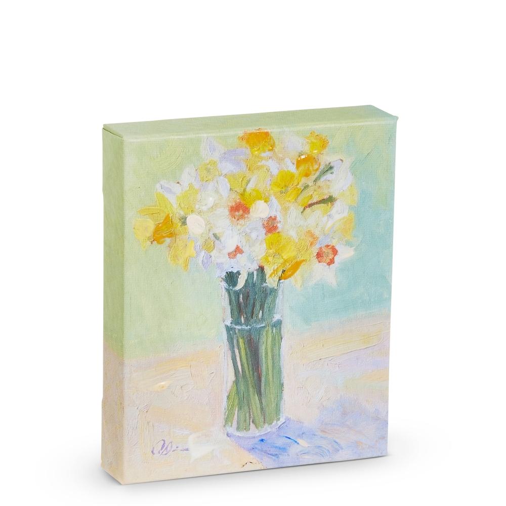 RAZ Imports 5.75" Daffodil Melody Wall Art