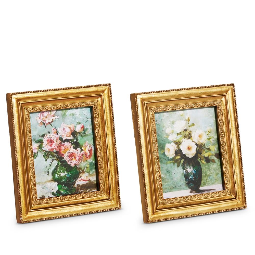 RAZ Imports 5.75" Enchanted Roses Mini Framed Art