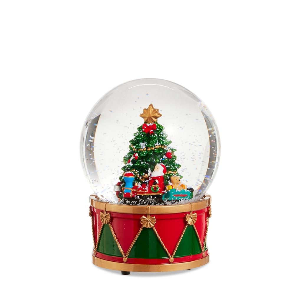 RAZ Imports 5" Animated Musical Santa Water Globe