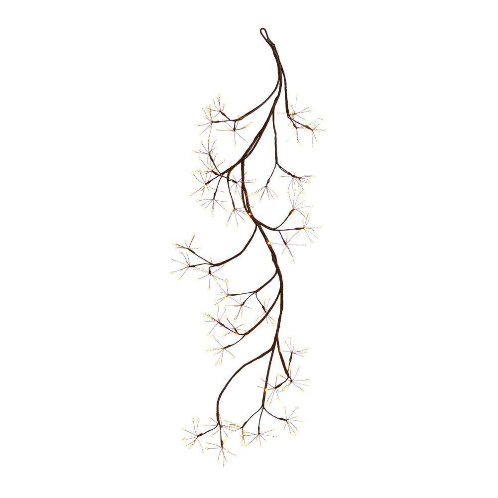 RAZ Imports 5' Brown Fairy Light Tape Pod Garland