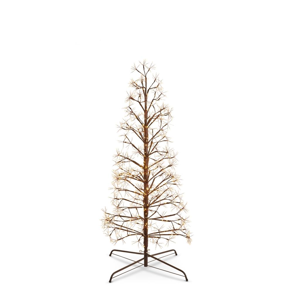 RAZ Imports 5' Brown Fairy Light Tape Pod Tree