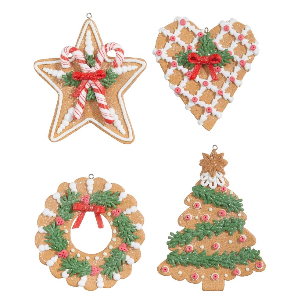 RAZ Imports 5" Holiday Gingerbread Ornament