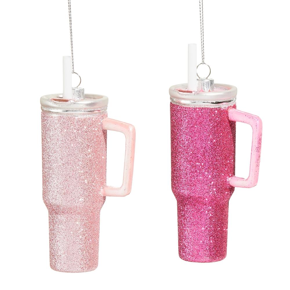 RAZ Imports 5" Pink Disco Tumbler Ornament