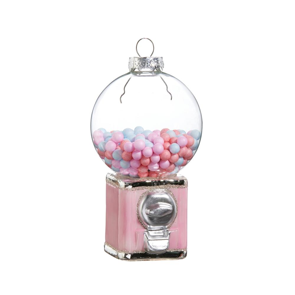 RAZ Imports 5" Pink Gumball Machine Ornament