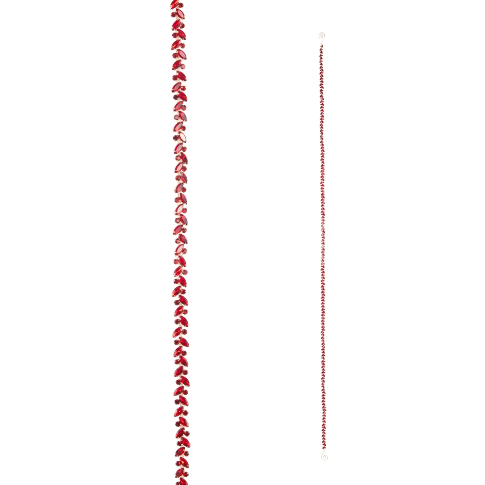 RAZ Imports 5' Red Jewel Garland