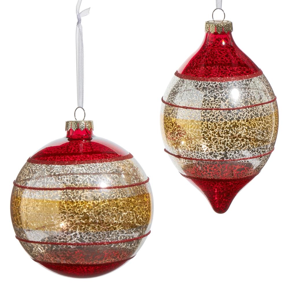 RAZ Imports 5" Red Vintage Ornament