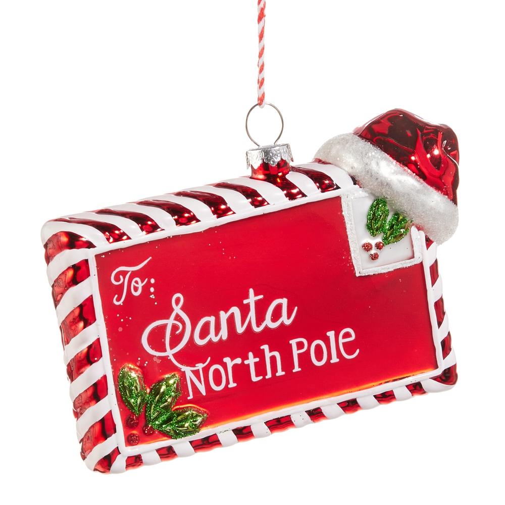RAZ Imports 5" Santa Letter Ornament