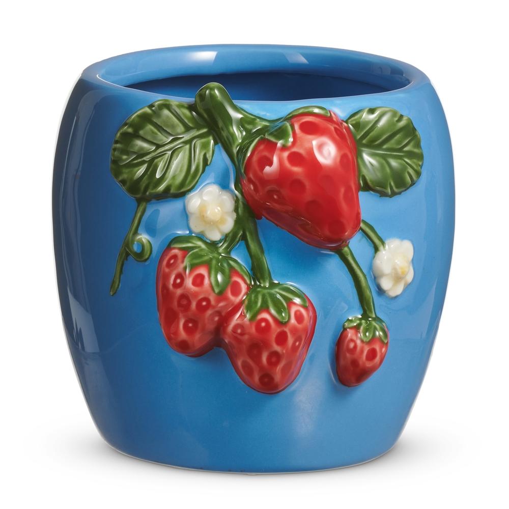 RAZ Imports 5" Strawberry Vase