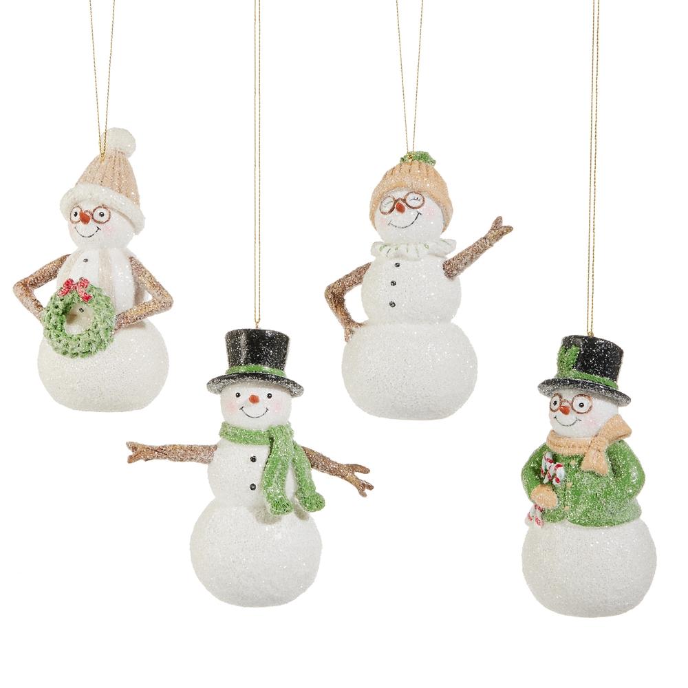 RAZ Imports 5" Woodland Snowman Ornament