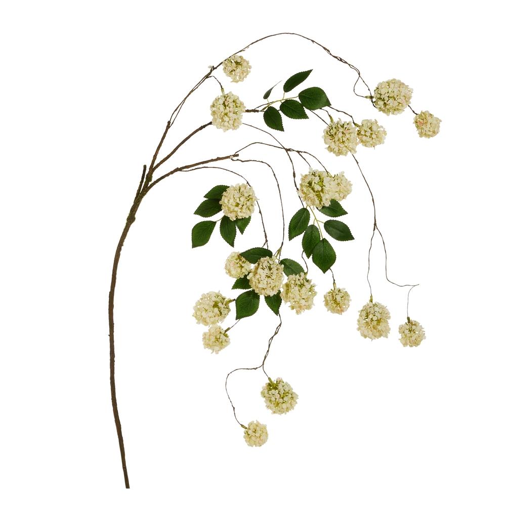 RAZ Imports 52.5" Green Mini Hydrangea Branch