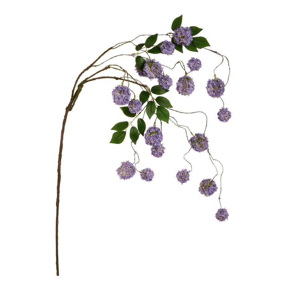 RAZ Imports 52.5" Purple Hydrangea Branch