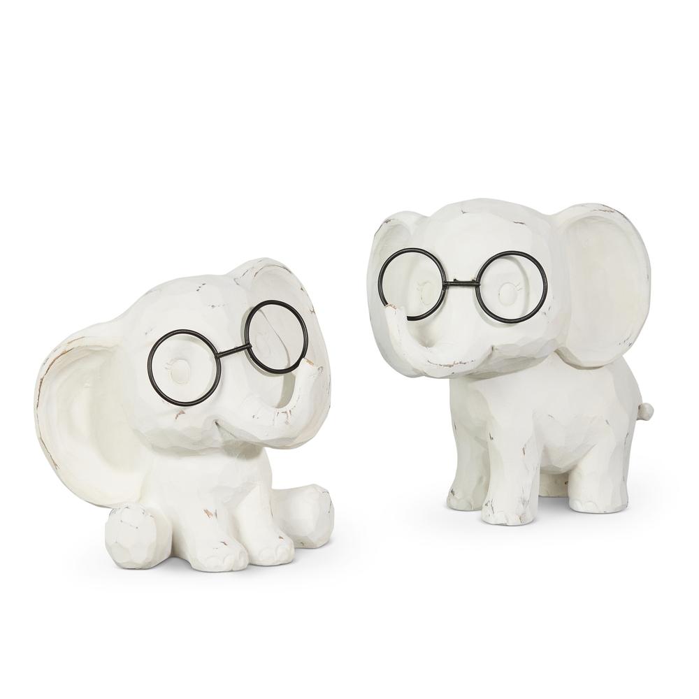 RAZ Imports 6.25" Elephant with Glasses