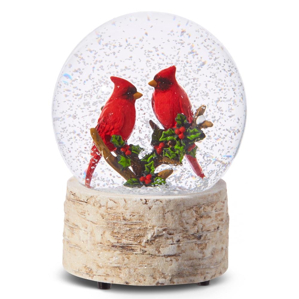 RAZ Imports 6.5" Cardinal Musical Water Globe