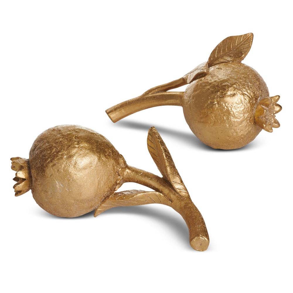 RAZ Imports 6.5" Gold Pomegranate