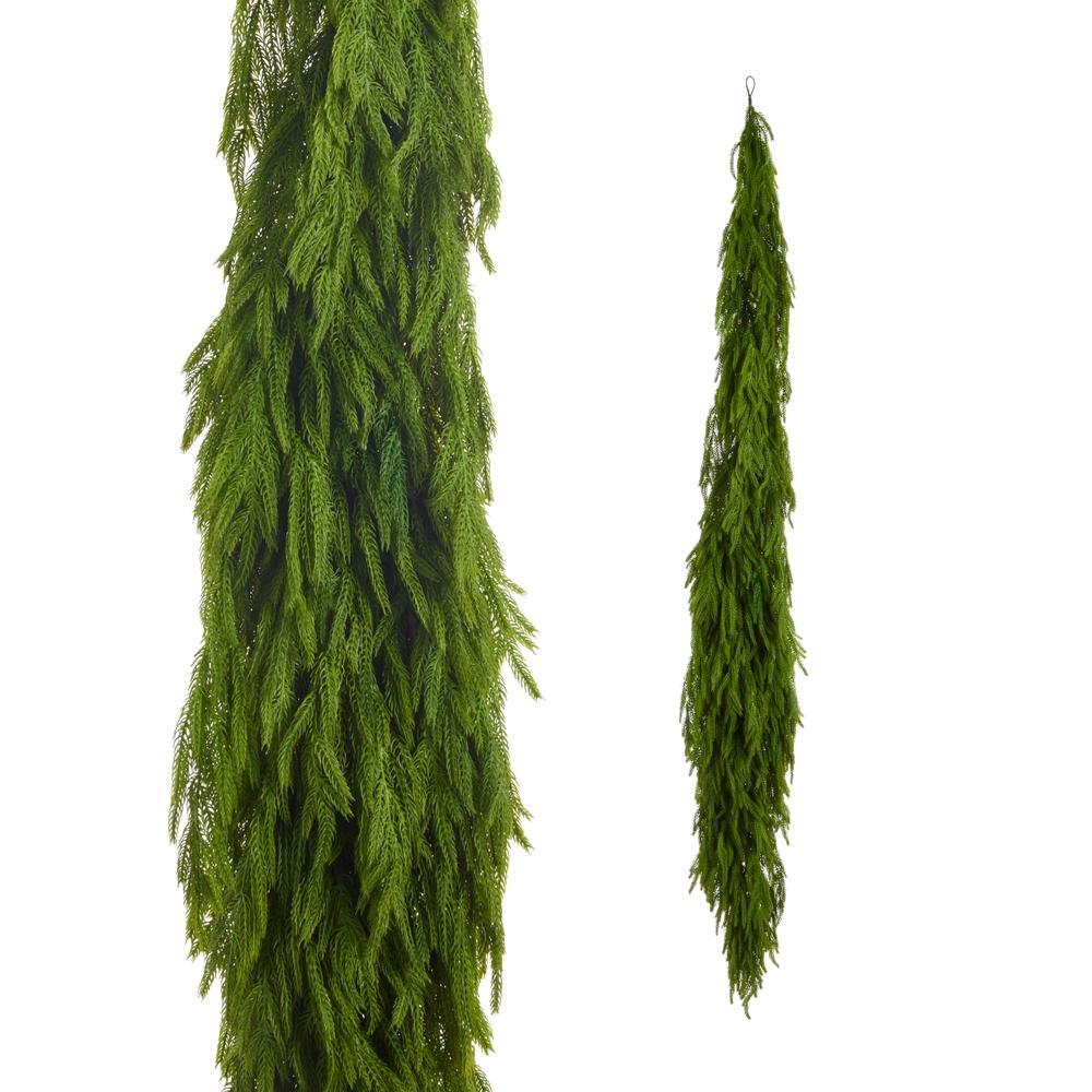 RAZ Imports 6.5' Norfolk Pine Draping Garland