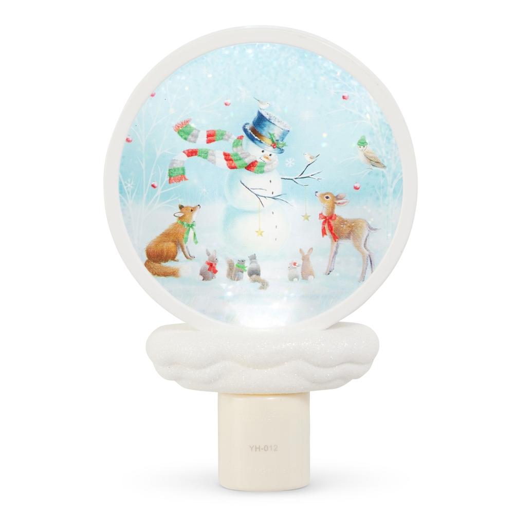 RAZ Imports 6.5" Snowman Friends Night Light