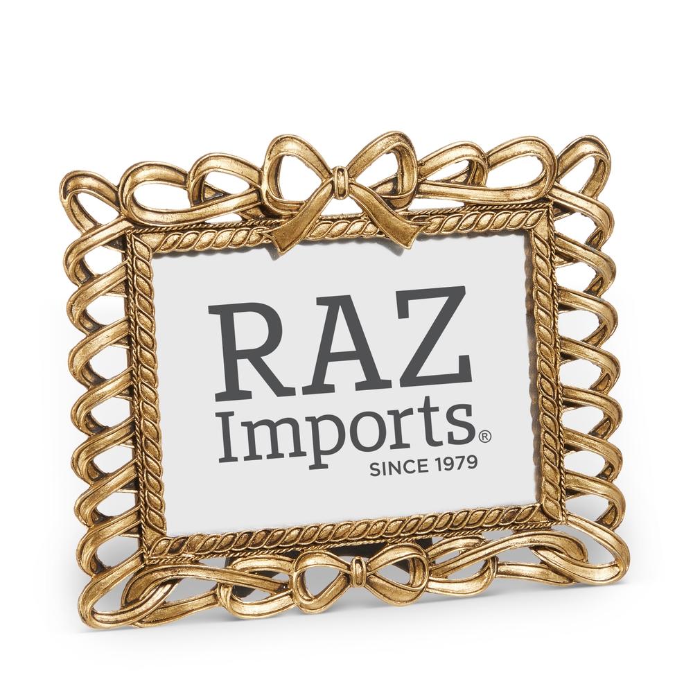 RAZ Imports 6.75" Bow Picture Frame