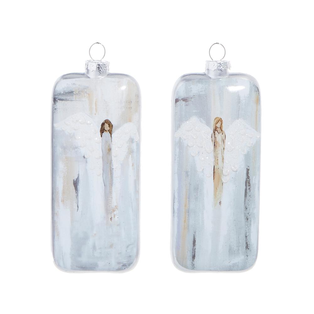RAZ Imports 6" Angel Rectangle Ornament