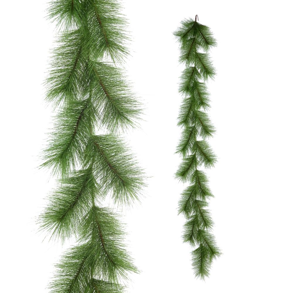 RAZ Imports 6' Bright Green Long Need Pine Garland