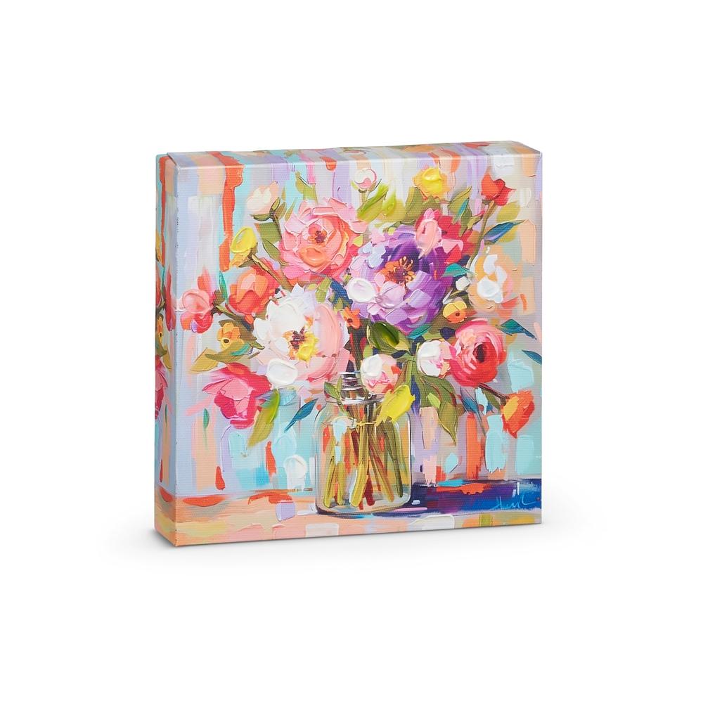 RAZ Imports 6" Floral Wall Art