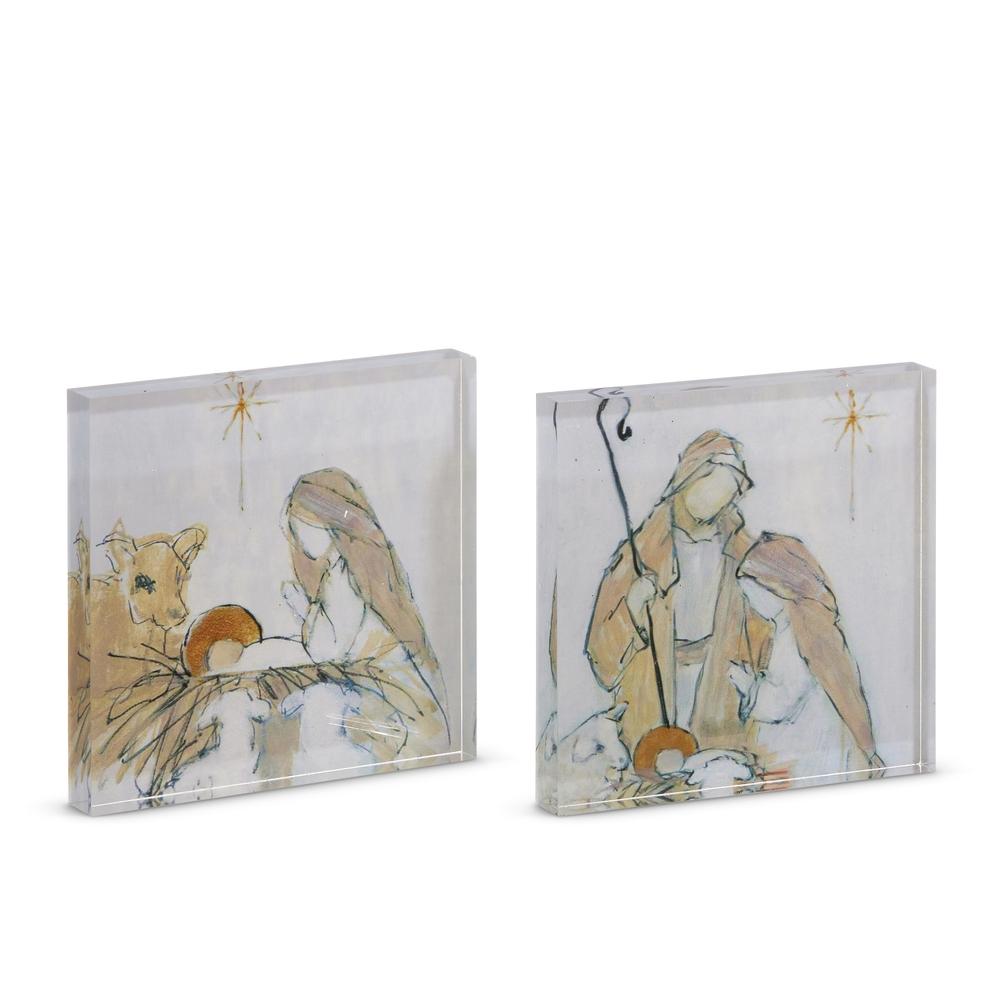 RAZ Imports 6" Glorify Him Acrylic Block
