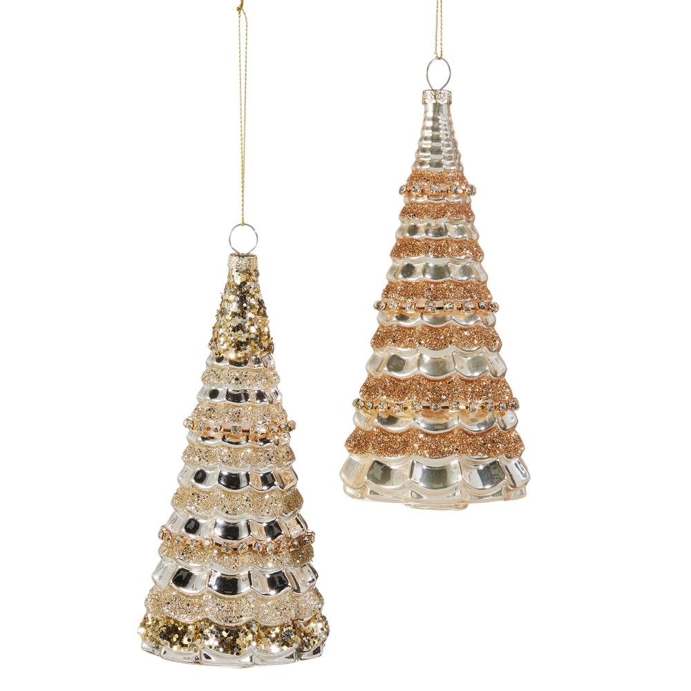 RAZ Imports 6" Gold Tree Ornament