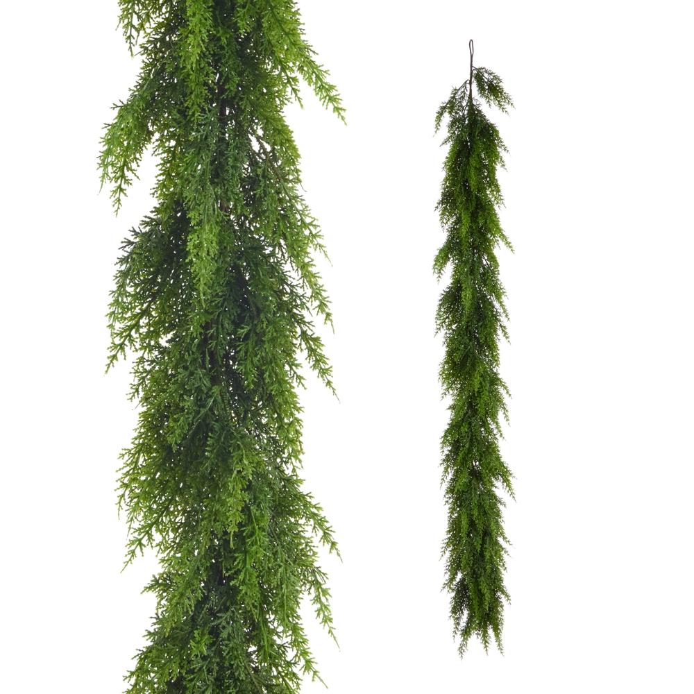 RAZ Imports 6' Green Cedar Garland