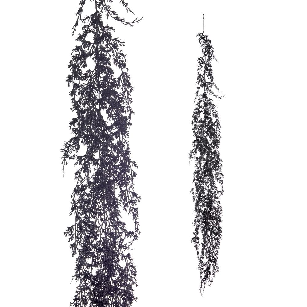 RAZ Imports 6' Hanging Black Garland