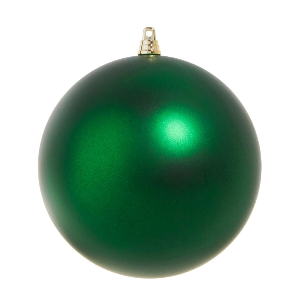 RAZ Imports 6" Matte Green Ball Ornament