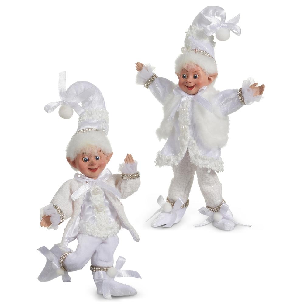 RAZ Imports 6" Northern Lights Elf Ornaments