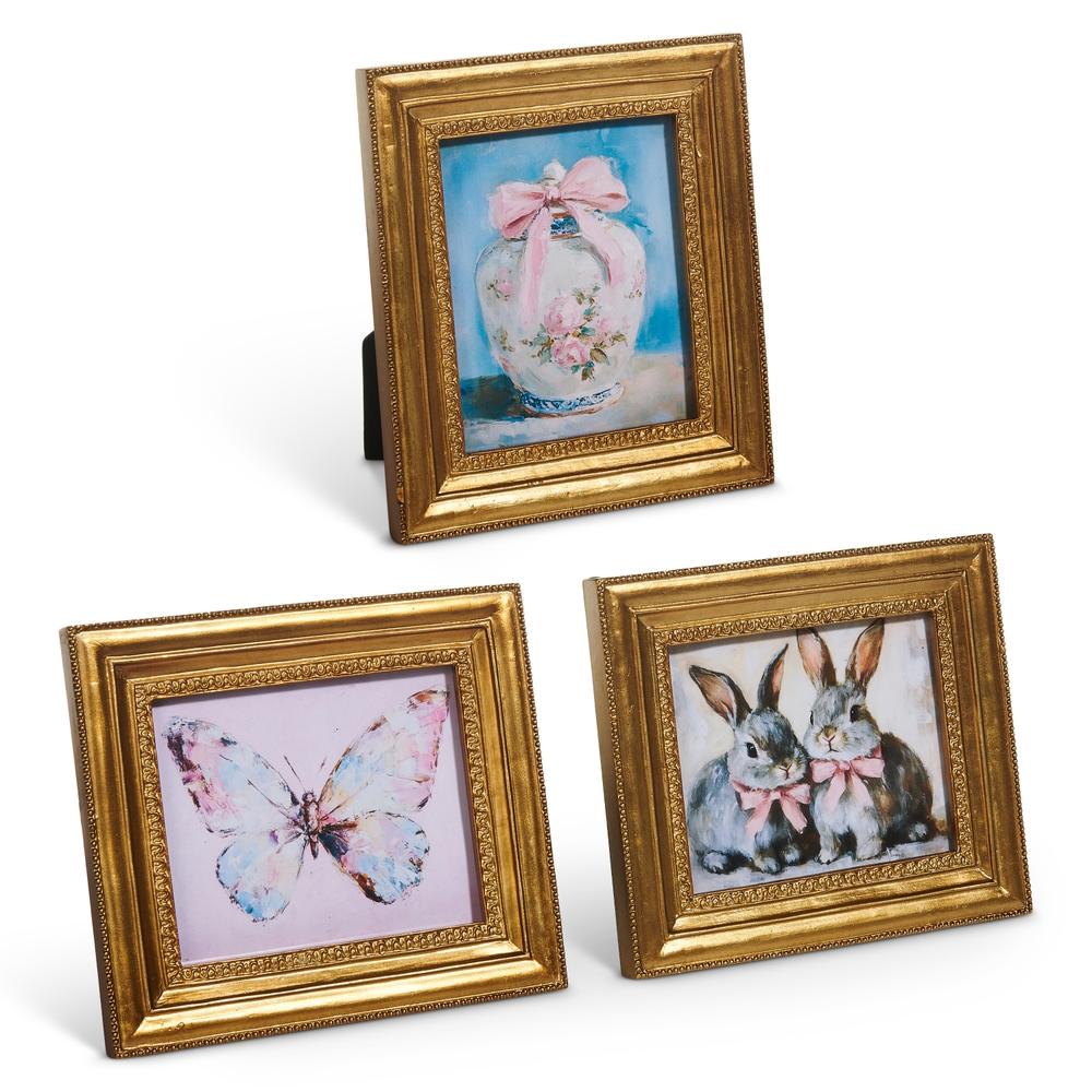 RAZ Imports 6" Pastel Springtime Framed Art