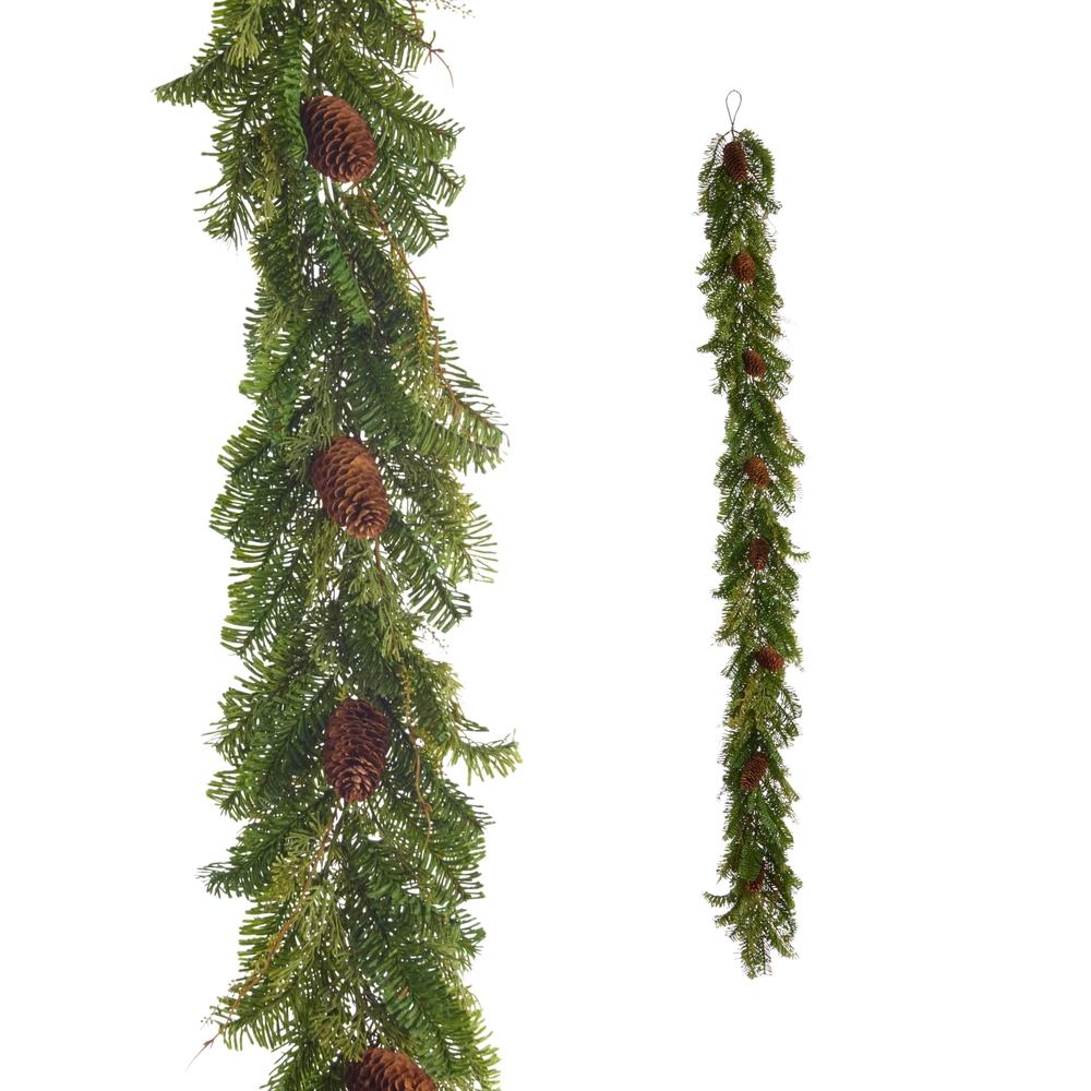 RAZ Imports 6' Pine and Pinecone Garland