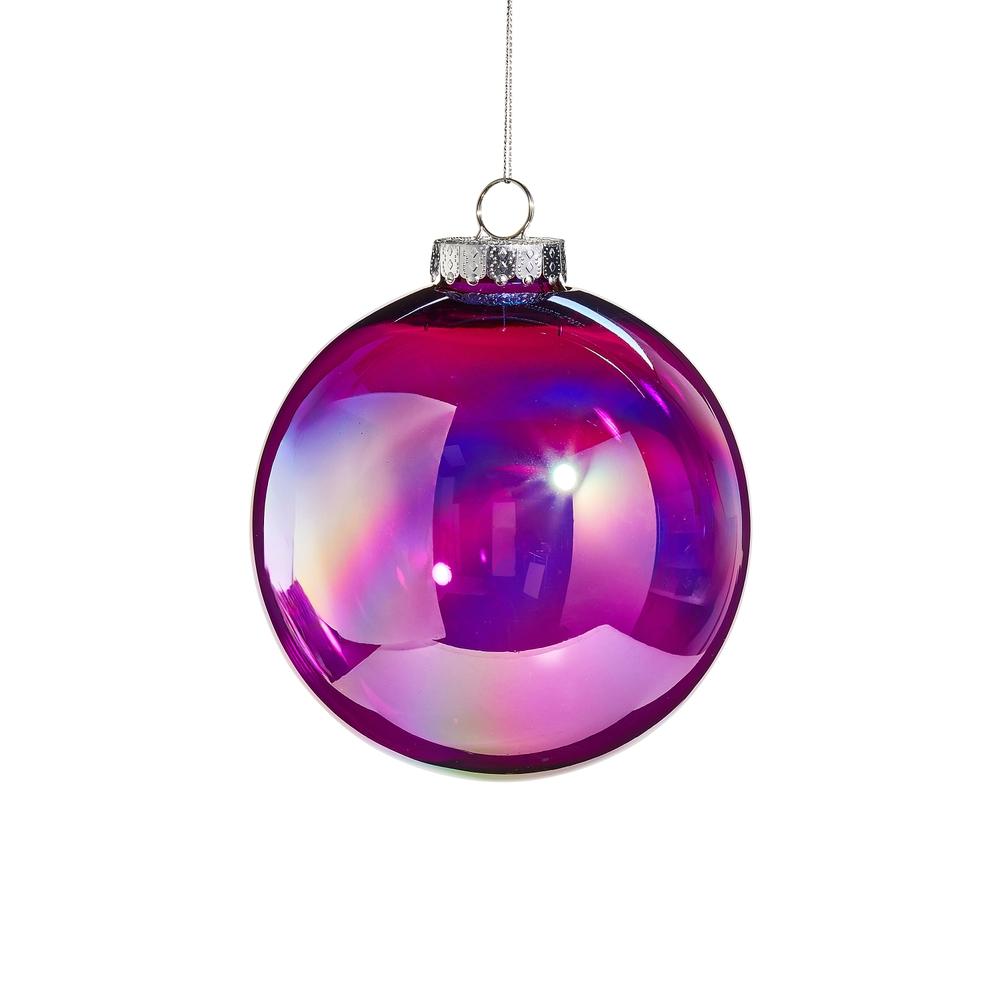 RAZ Imports 6" Purple Seamless Iridescent Ball