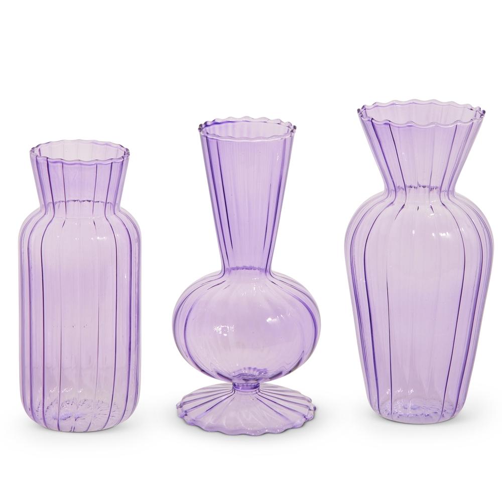 RAZ Imports 6" Purple Vases