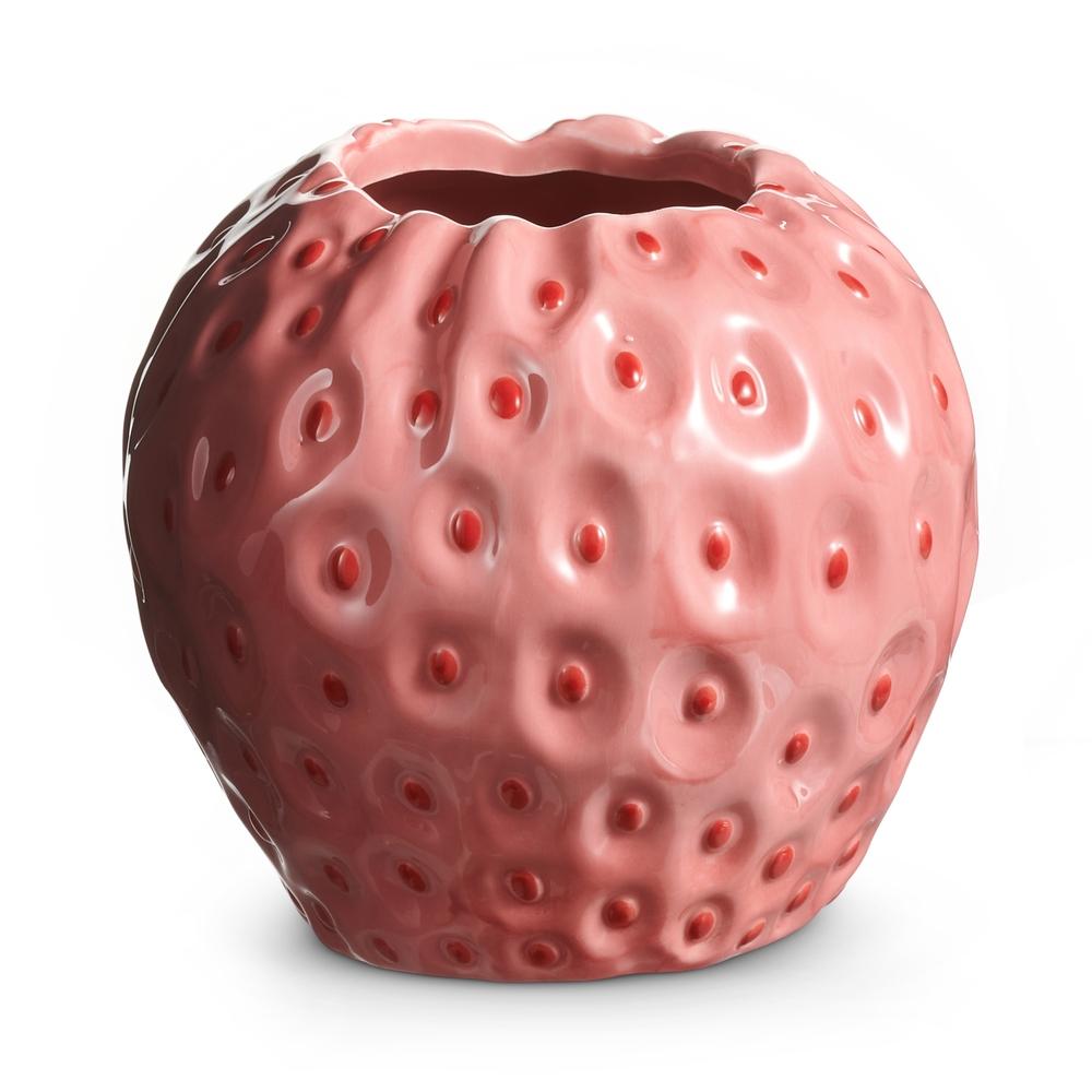RAZ Imports 6" Strawberry Vase