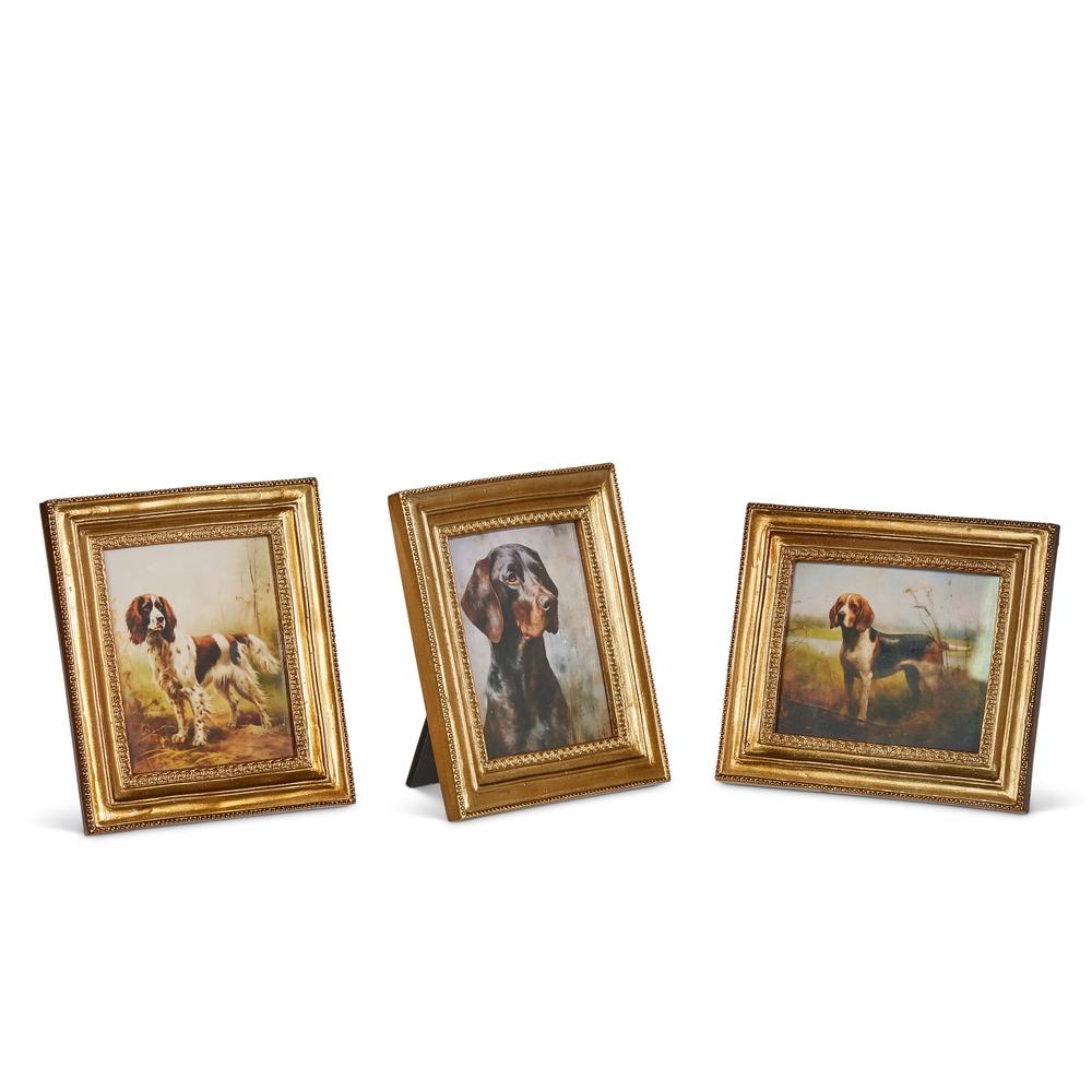 RAZ Imports 6" Vintage Bird Dog Framed Print