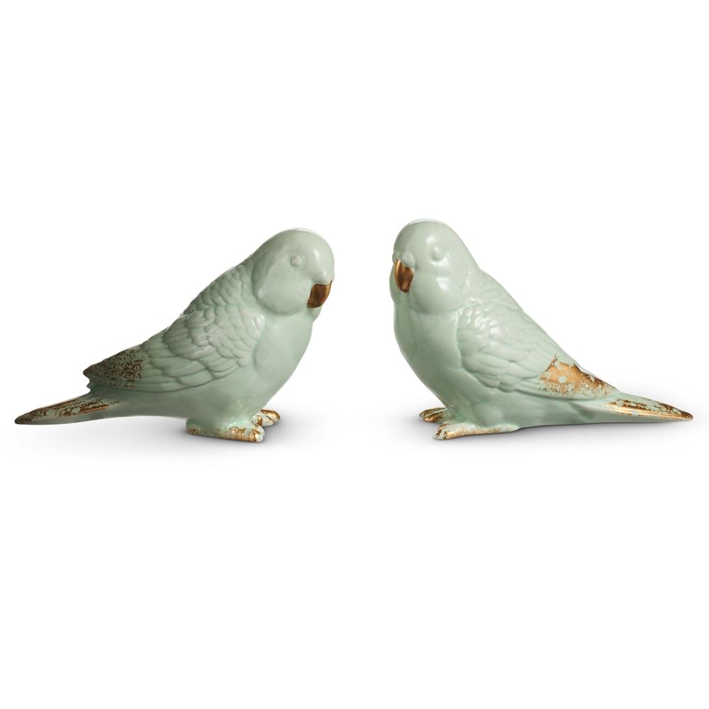 RAZ Imports 7.25" Light Green Parrots