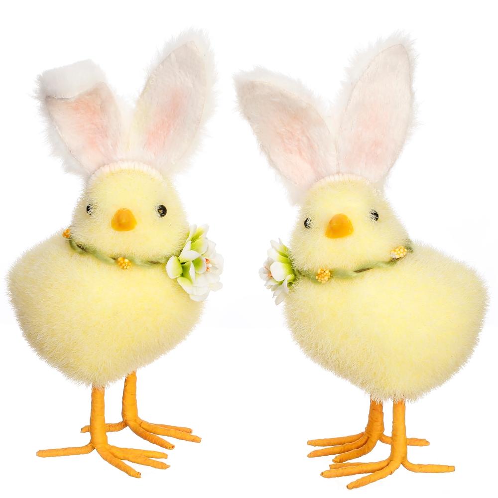 RAZ Imports 7.5" Chick with Rabbit Ears