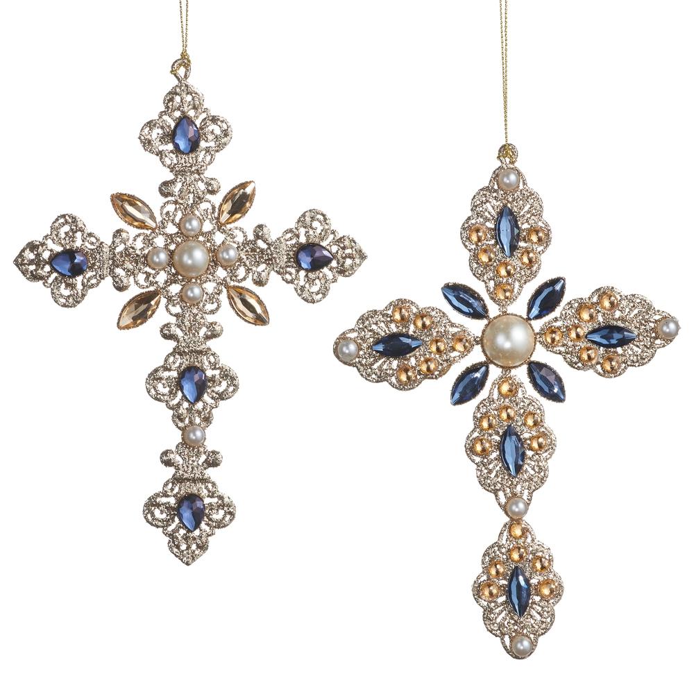 RAZ Imports 7.5" Cross Ornament