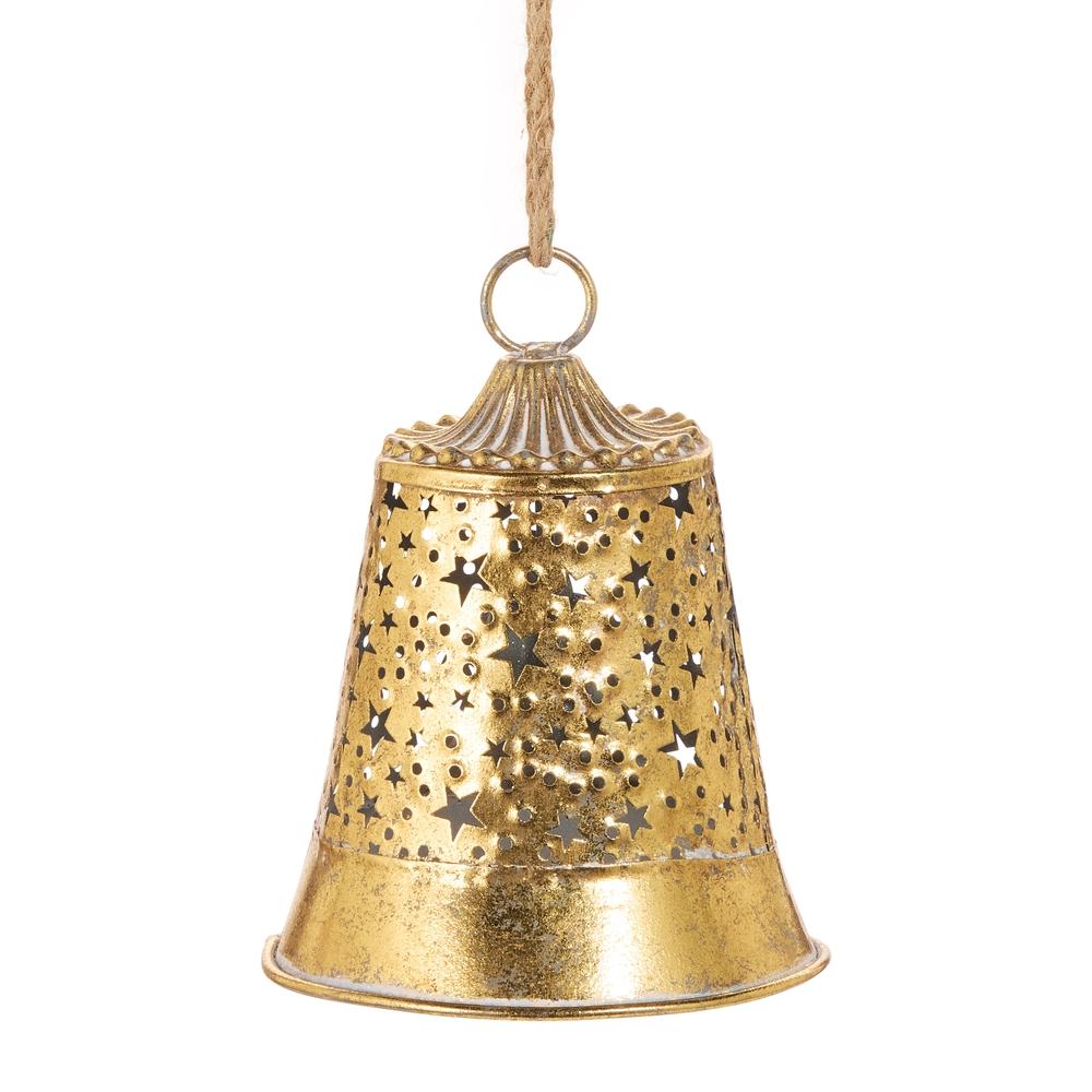 RAZ Imports 7.5" Gold Star Bell