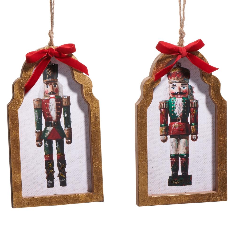 RAZ Imports 7.5" Nutcracker Framed Ornament