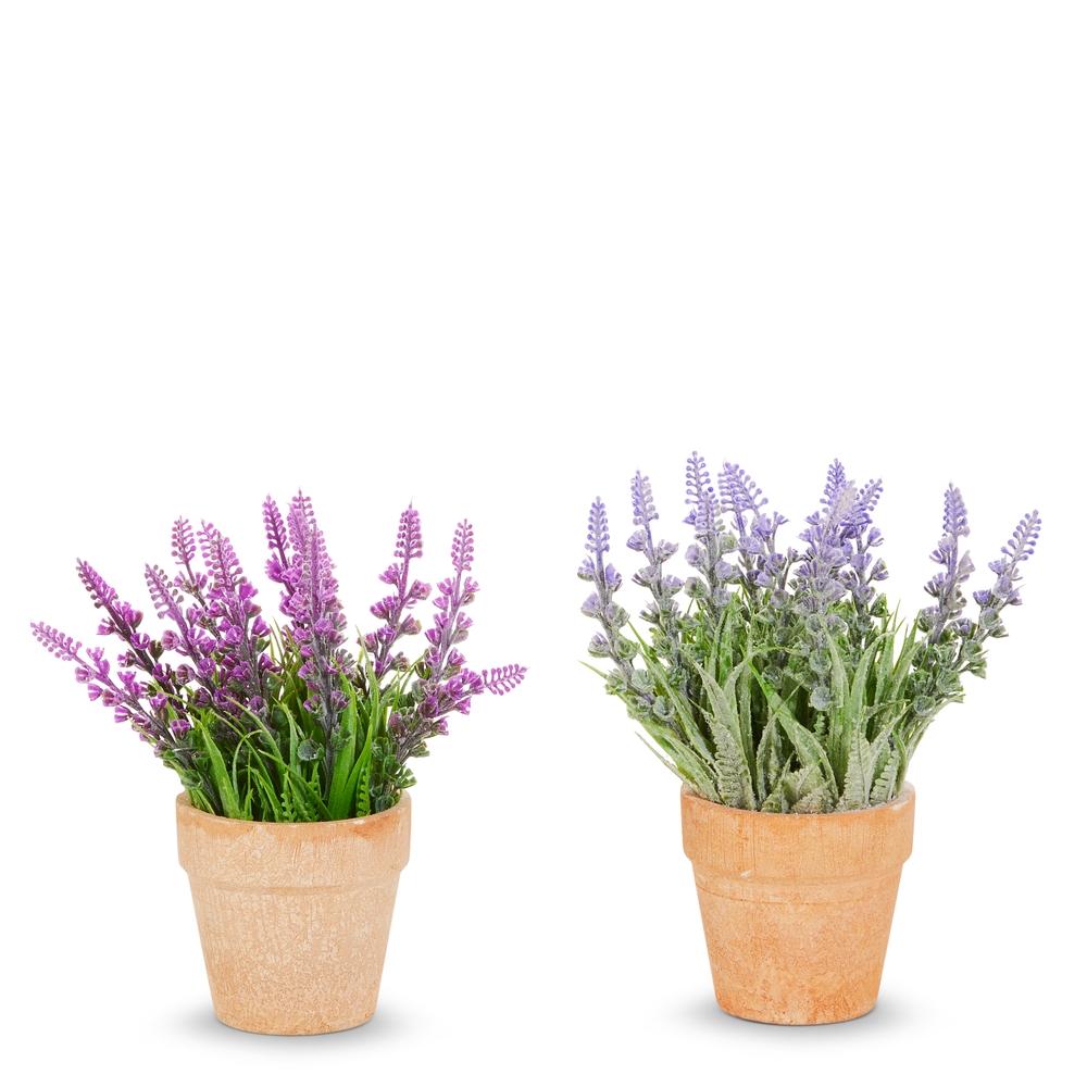 RAZ Imports 7.5" Potted Lavender