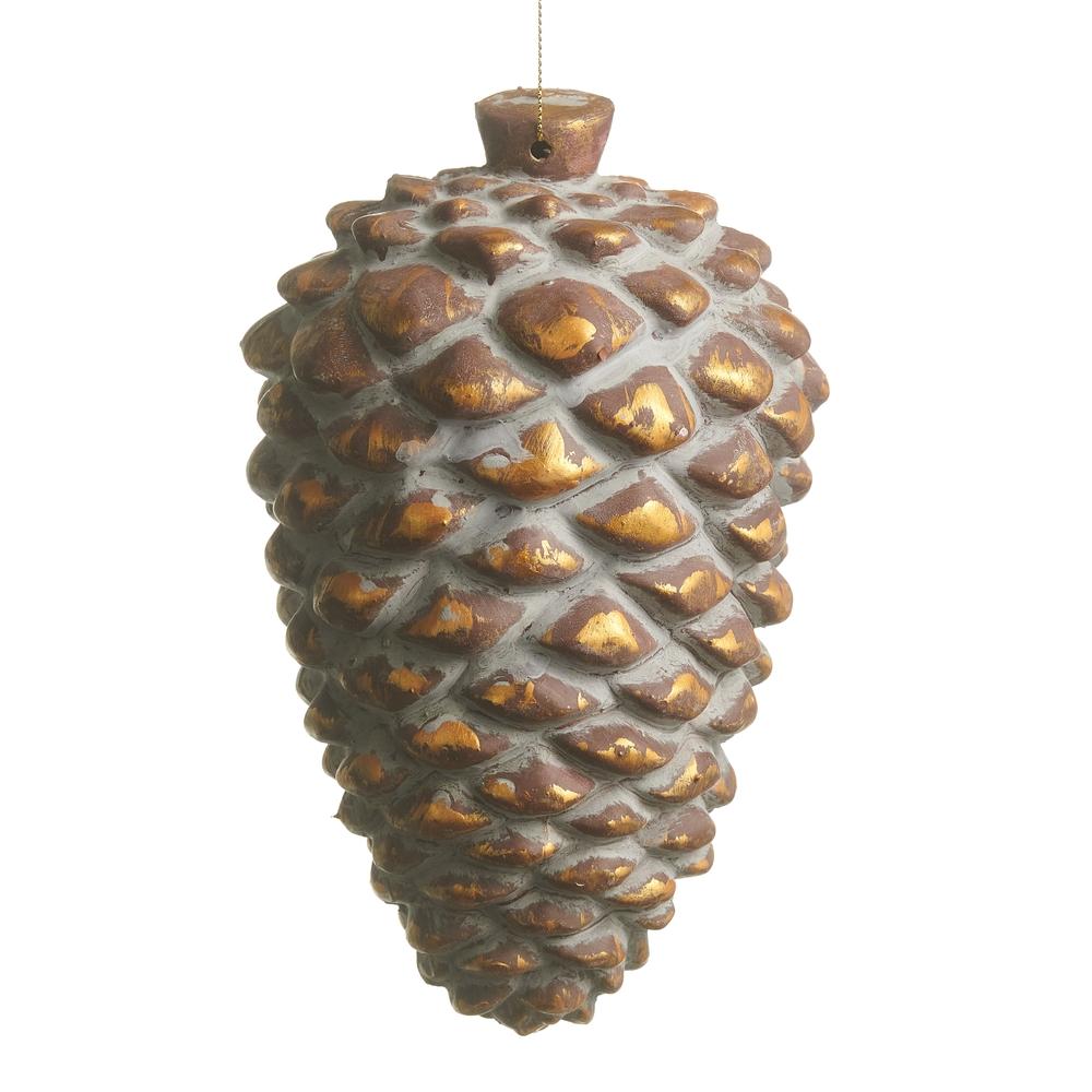 RAZ Imports 7.75" Antique Pinecone Ornament