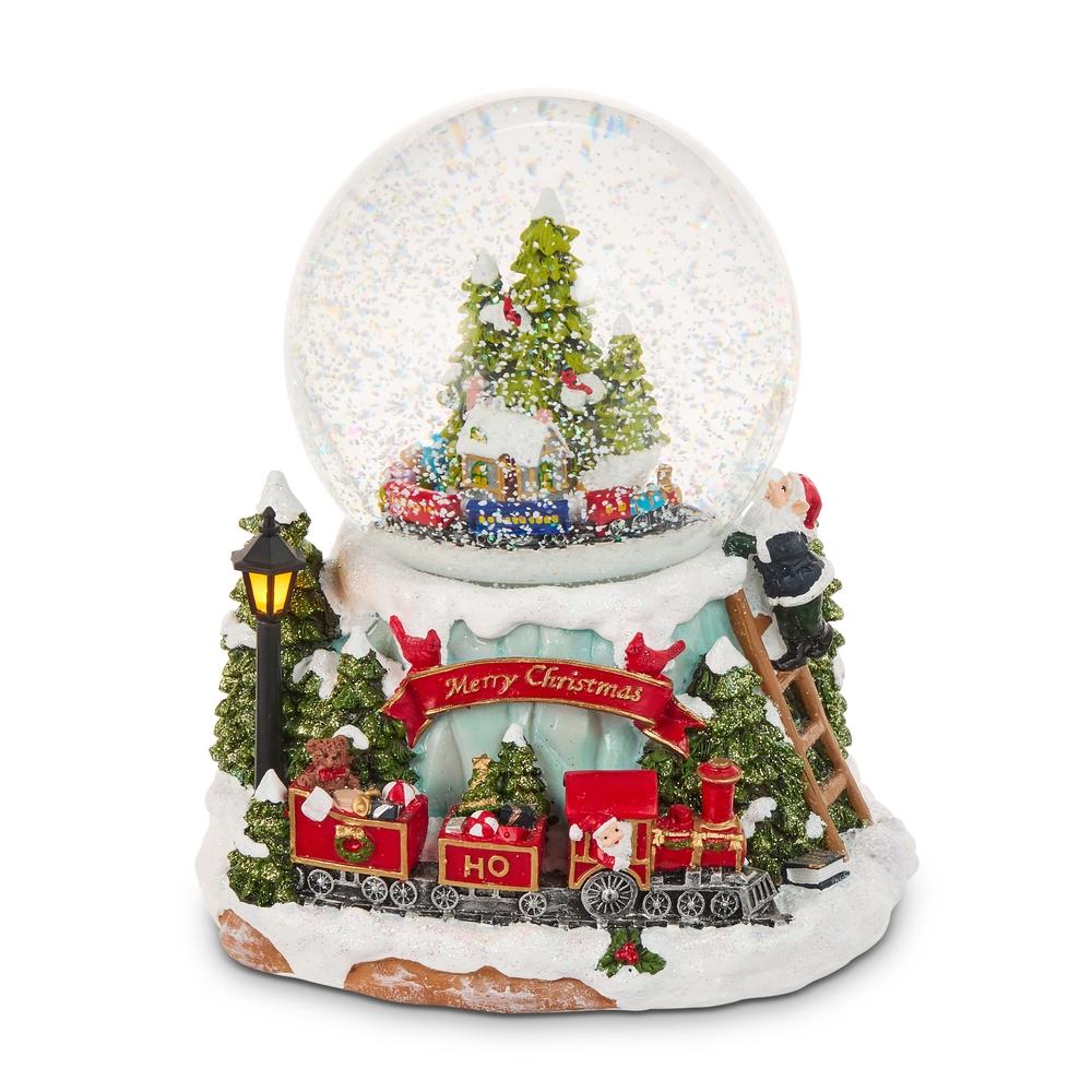 RAZ Imports 7.75" Musical Lighted Water Globe