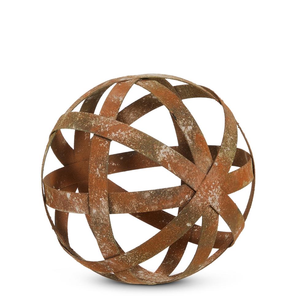 RAZ Imports 7" Antiqued Copper Orb