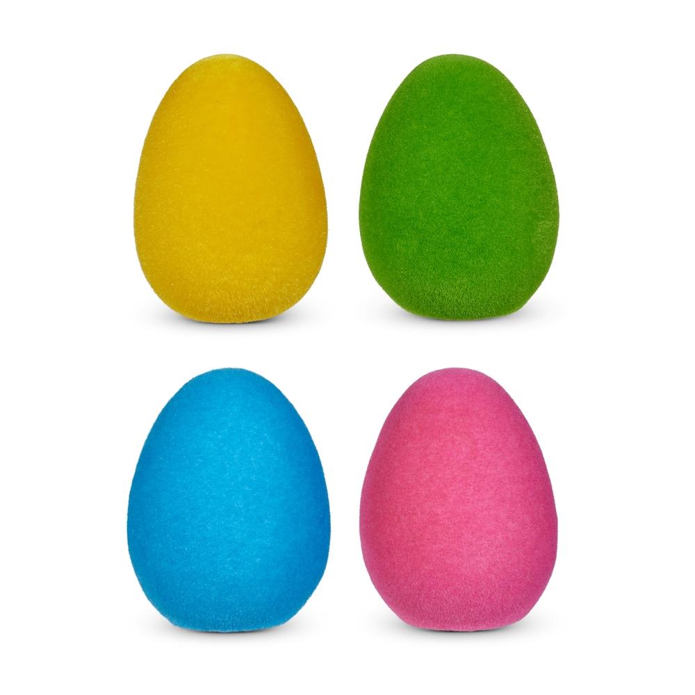 RAZ Imports 7" Bright Flocked Egg