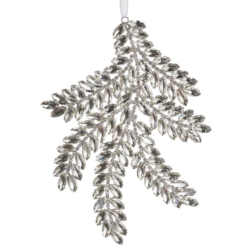 RAZ Imports 7" Clear Jewel Pine Ornament