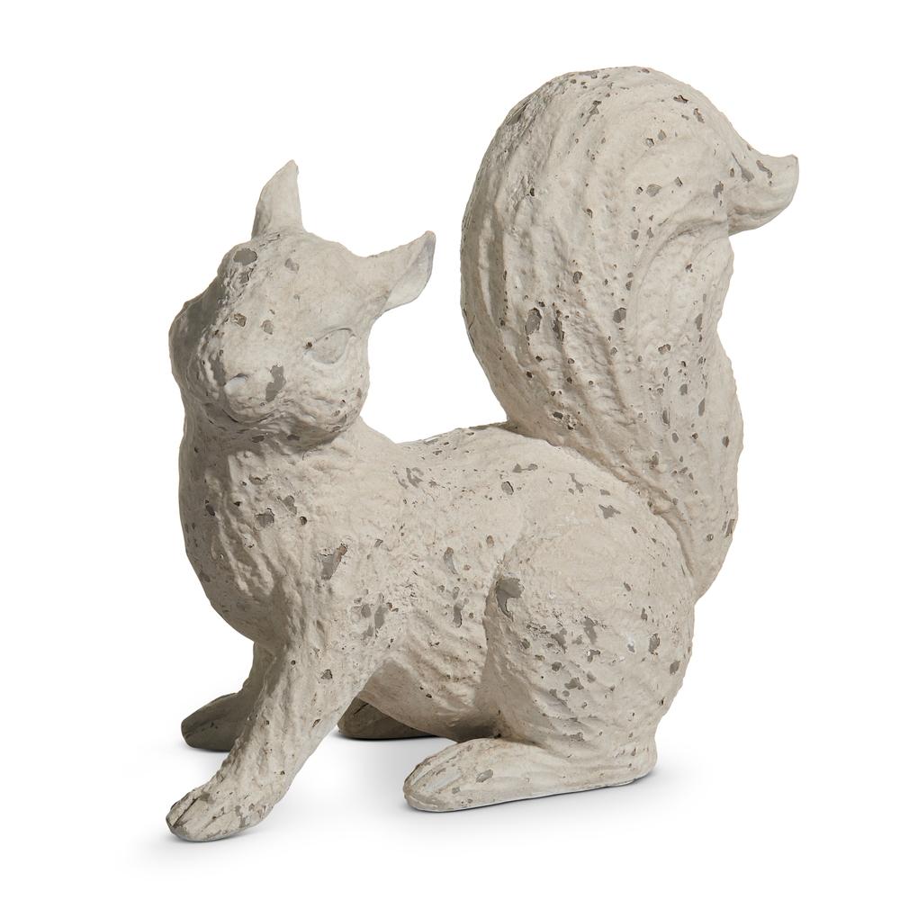 RAZ Imports 7" Concrete Look Squirrel