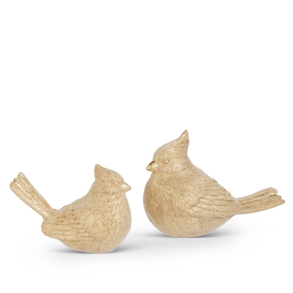 RAZ Imports 7" Flocked Gold Birds
