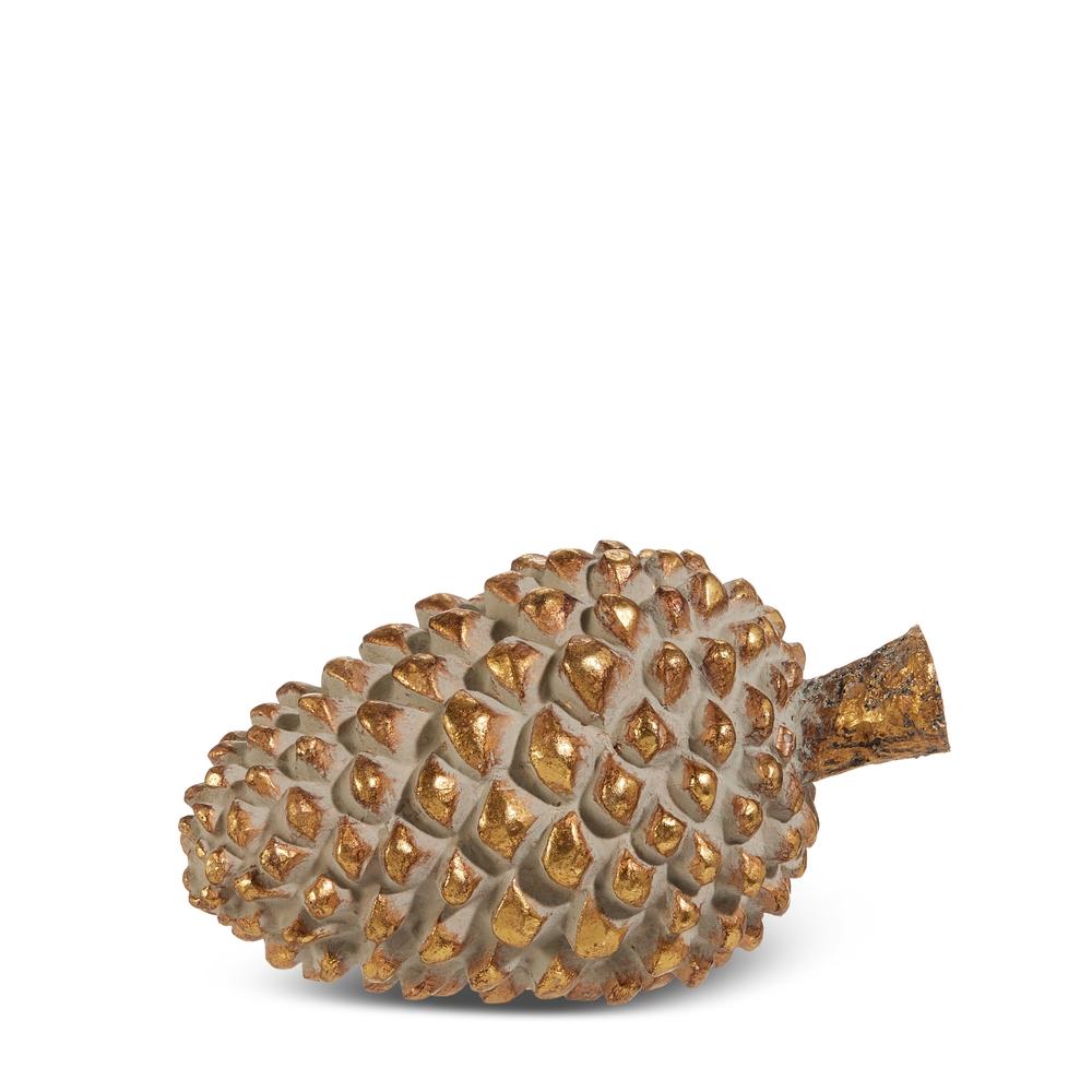 RAZ Imports 7" Gilded Pinecone